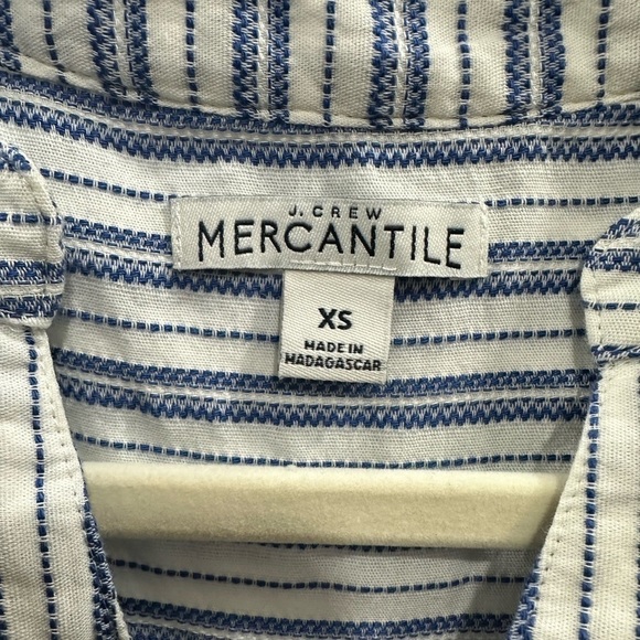 J. Crew Mercantile Midi Stripe Shirt Dress Size: XS - Picture 5 of 8